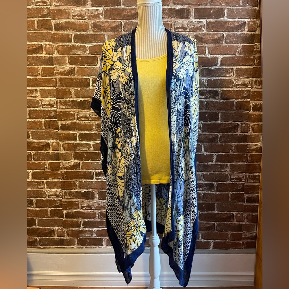 Yellow & Blue Shawl